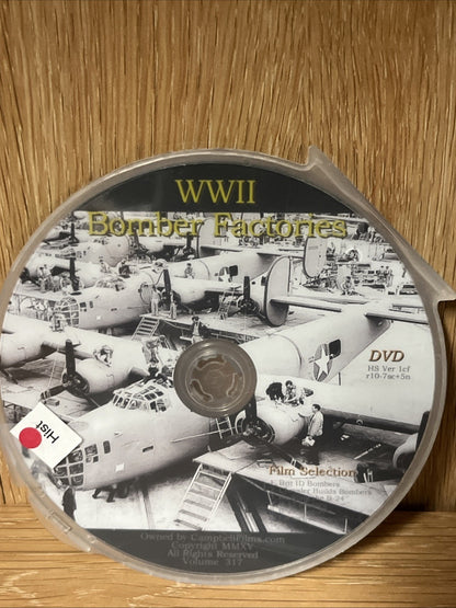WW2 DVD’s Set of 5 - Bomber Factory | Airborne Gliders 82ns & 101st / XB-70 Volk