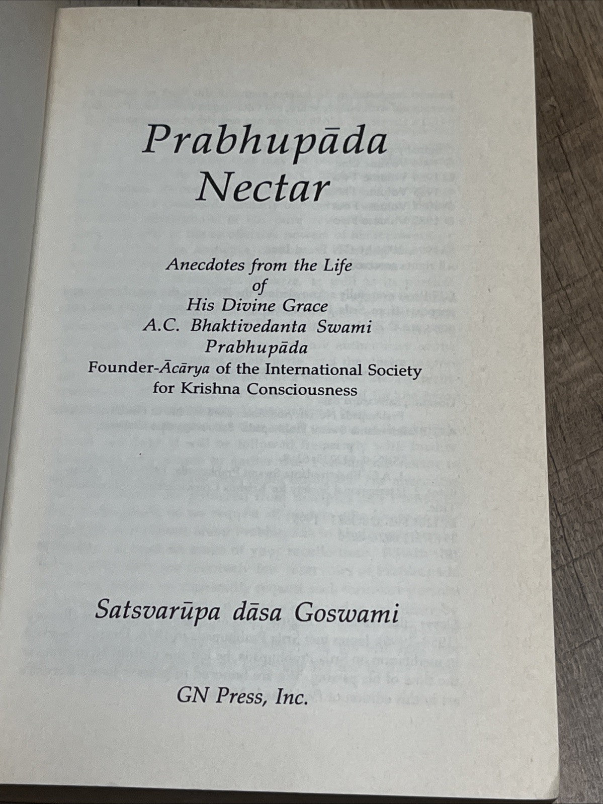 Prabhupada Nectar Anecdotes from Life Of His Divine Grace AC Bhaktivedante Swami