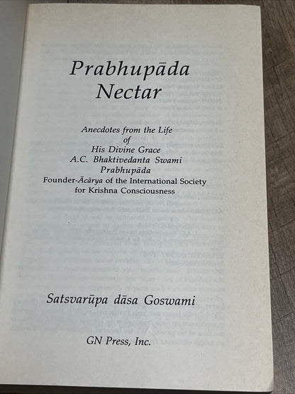 Prabhupada Nectar Anecdotes from Life Of His Divine Grace AC Bhaktivedante Swami
