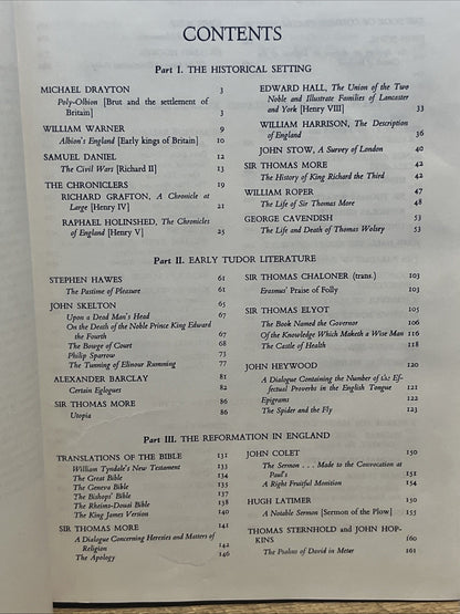 The Renaissance In England: Non-Dramatic Prose And Verse Of The Sixteenth…1954