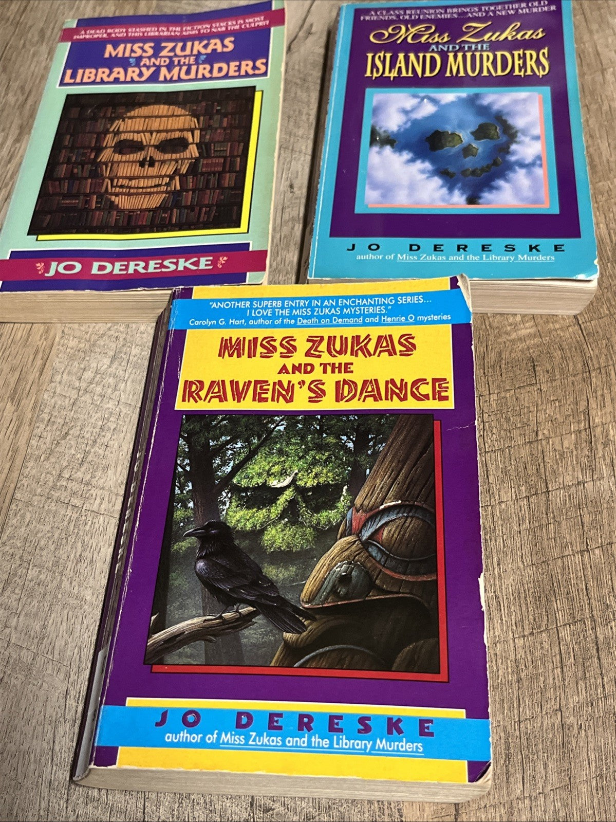 Miss Zukas Mystery Series by Jo Dereske Lot 3 Partial Set Paperback