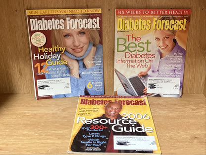 Diabetes Forecast Magazine Sets of 3 / 2005-2006