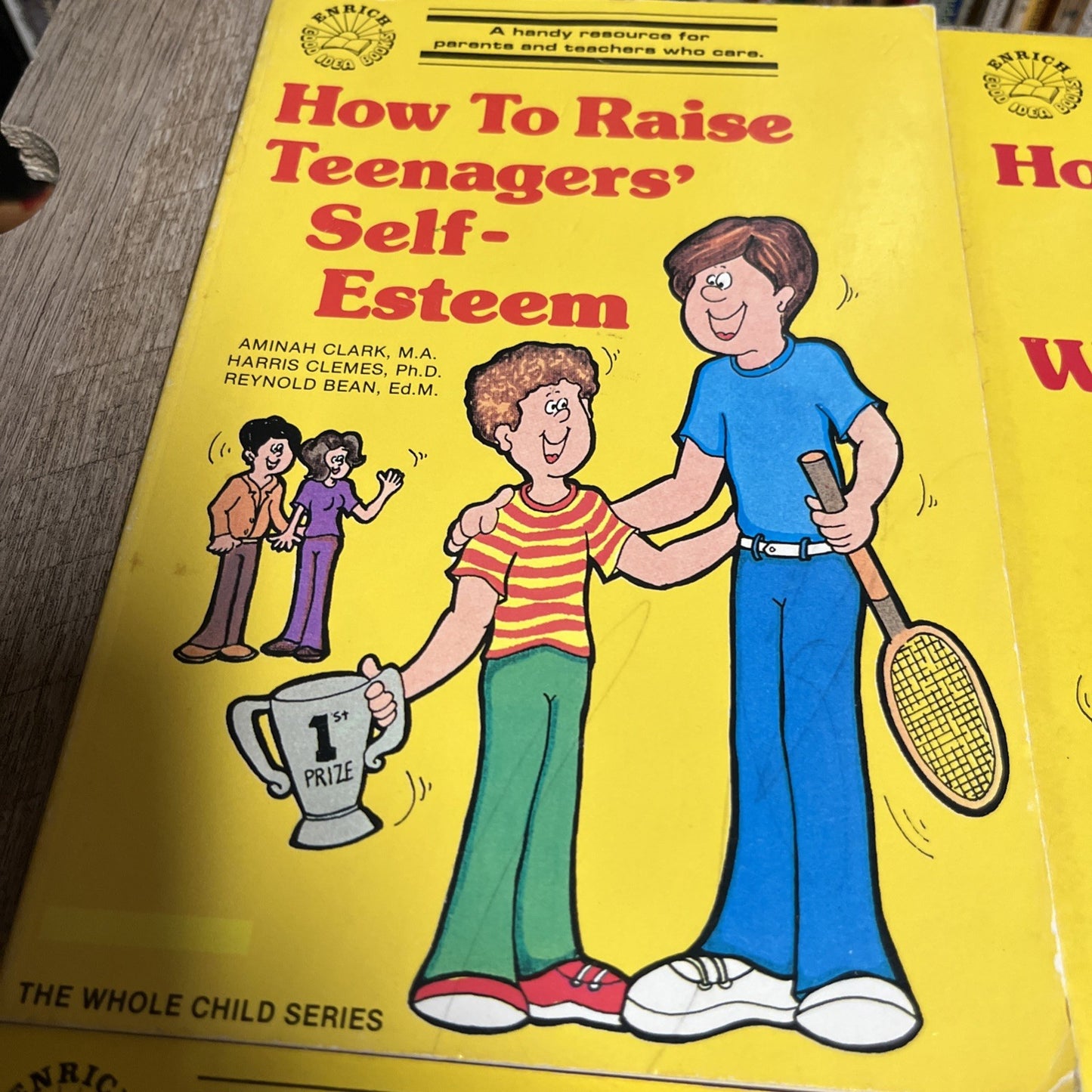 Vintage Parenting Kids Book Lot 4 Discipline Responsibility Teen Self-Esteem 80s