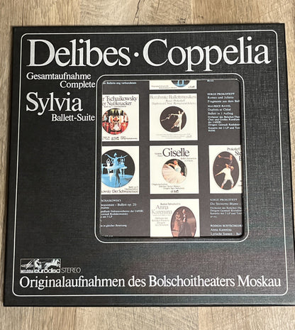 D027 Delibes Coppelia Sylvia Feier Mansurow 2LP Eurodisc 85 960 XDK Stereo