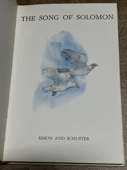 The songs of Solomon 1s Edition Simon And Schuster Illustrated,1st Eng Ed 1968