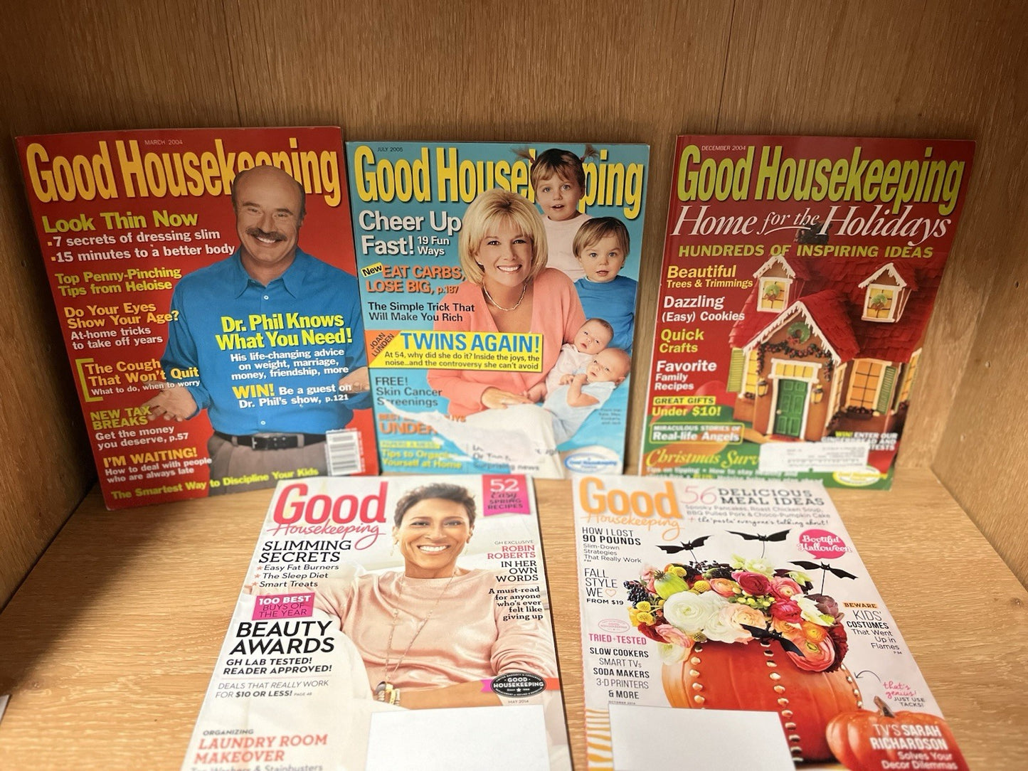Lot Of 12 Good Housekeeping Magazine 2004/2005/2006/2008/2014