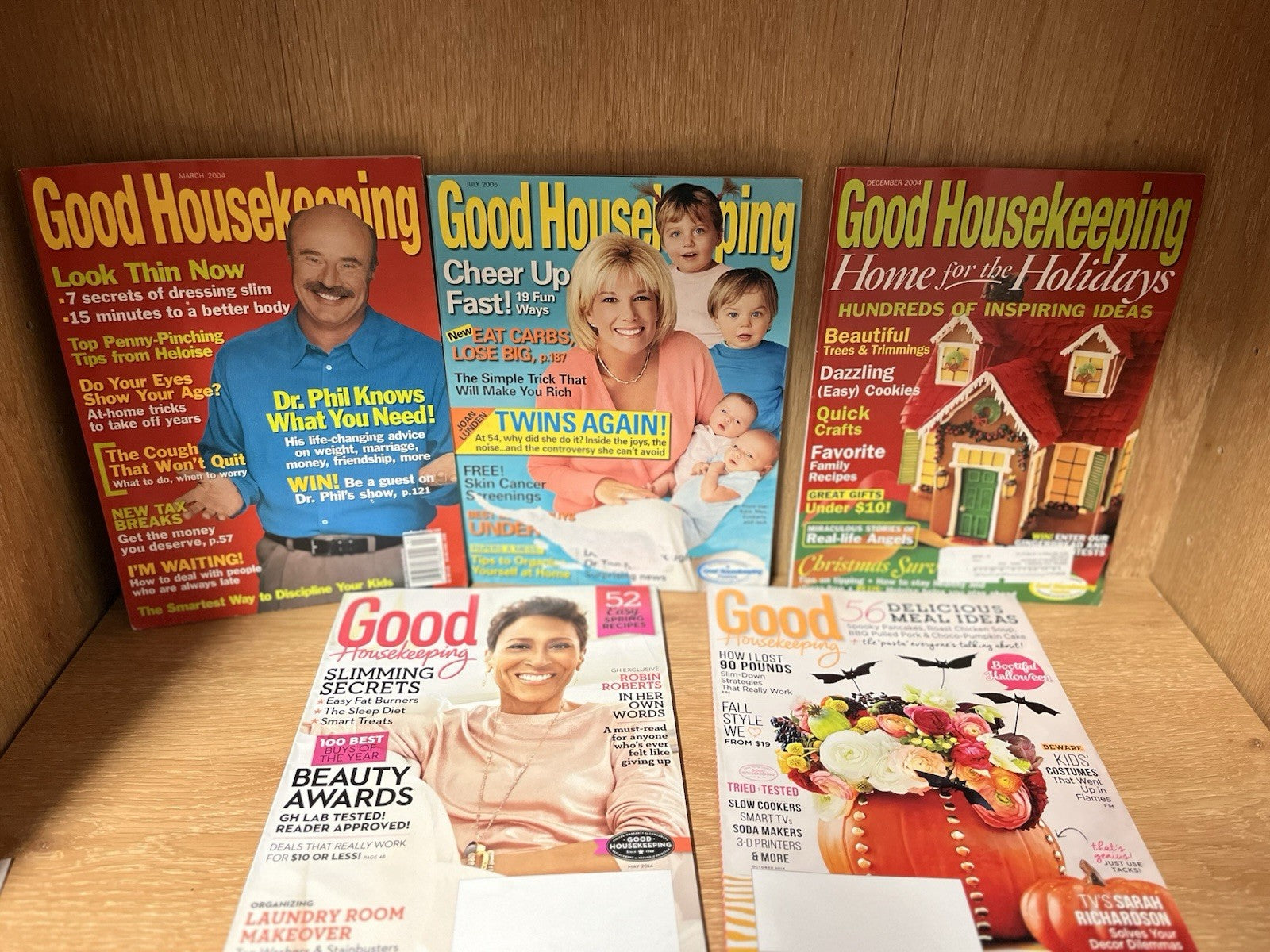 Lot Of 12 Good Housekeeping Magazine 2004/2005/2006/2008/2014