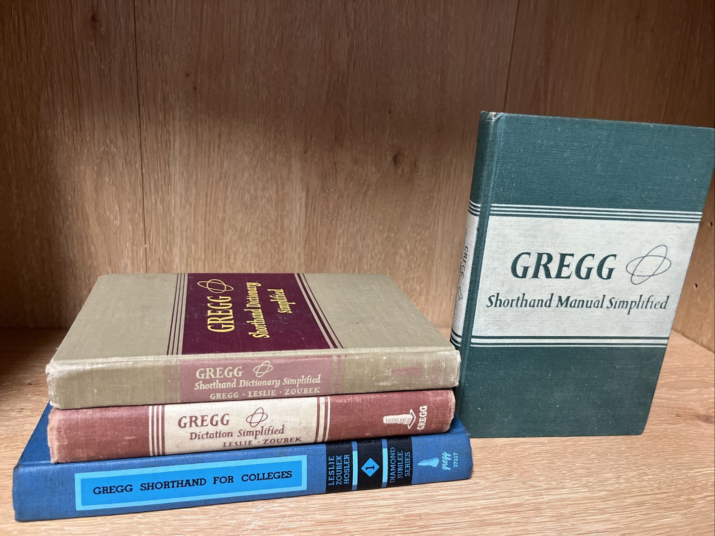 Gregg Shorthand Lot 4 College Diamond Jubilee, Dictionary,Dictation Simplified
