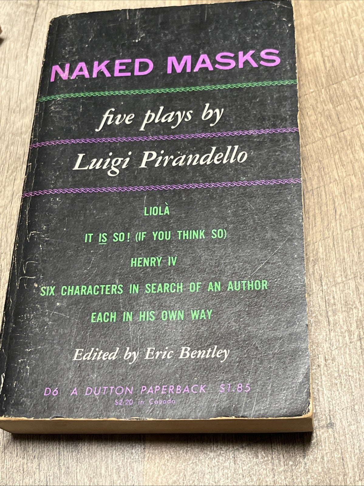 Eric Bentley Lot of 2 Bertolt Brecht English Version & Naked Masks 5 Plays Luigi