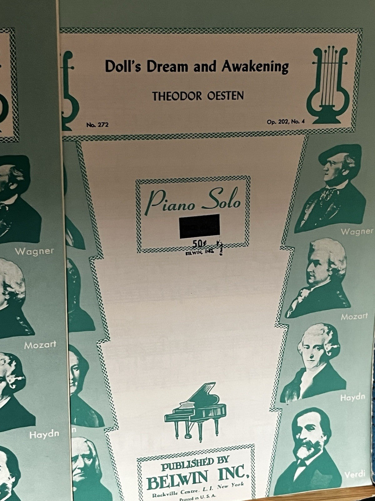 Music Sheets Antique Vintage Lot Of 14