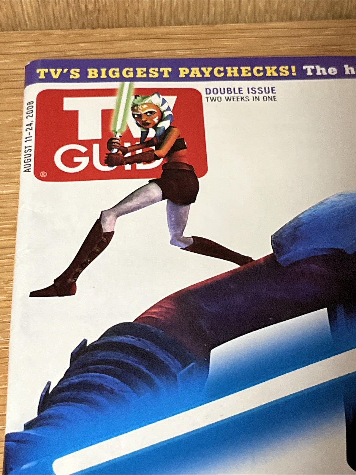 Star Wars TV Guide Double Issues Two Weeks In One -  August 11-24 2008