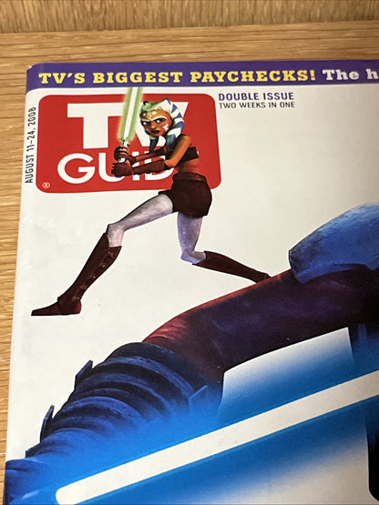 Star Wars TV Guide Double Issues Two Weeks In One -  August 11-24 2008