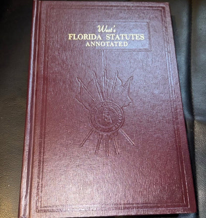 80 Lot West’s Florida Statutes Annotated Hardback Law Books Lawyer Office Decor