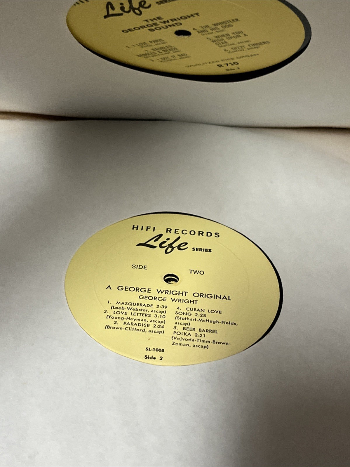 Organ Spectacular in Stereo George Wright Vinyl