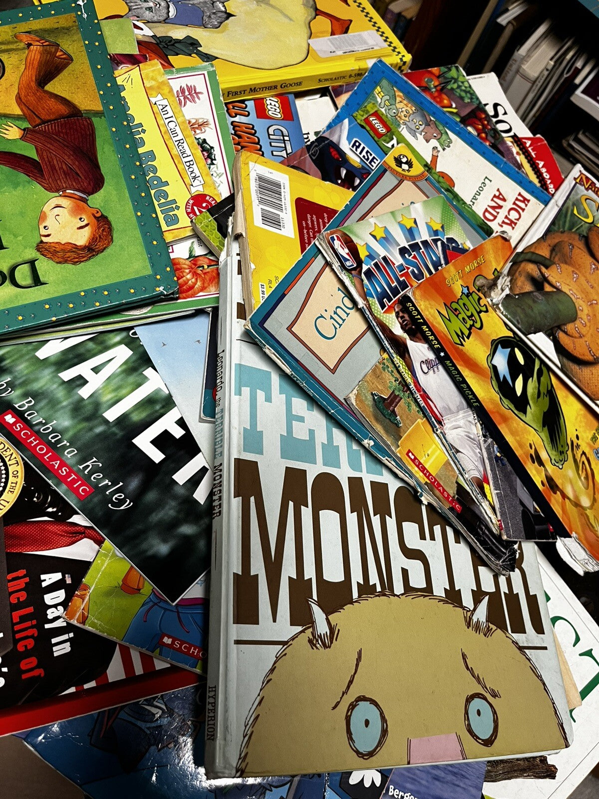 Bulk Lot of 20 Children's Paperback Picture Books Random Mix - acceptable