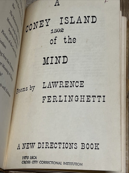A Coney Island of the Mind : Poems by Lawrence Ferlinghetti (1968, Hardcover