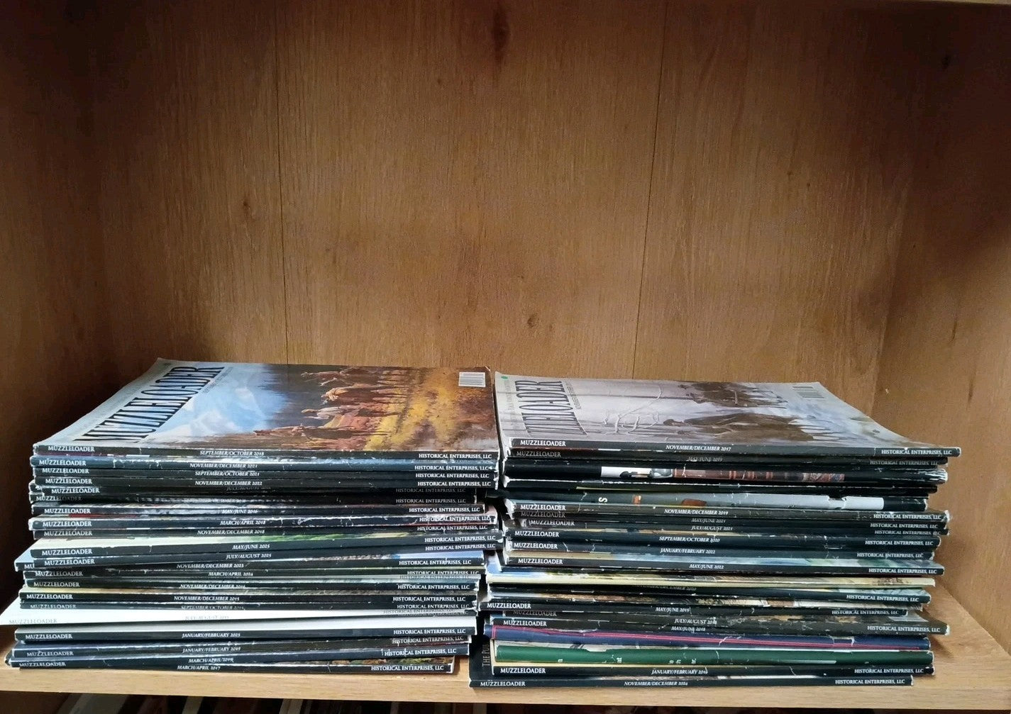 Lot of 51 Muzzleloader magazine Black Powder Shooters Magazine 2010s and 2020s