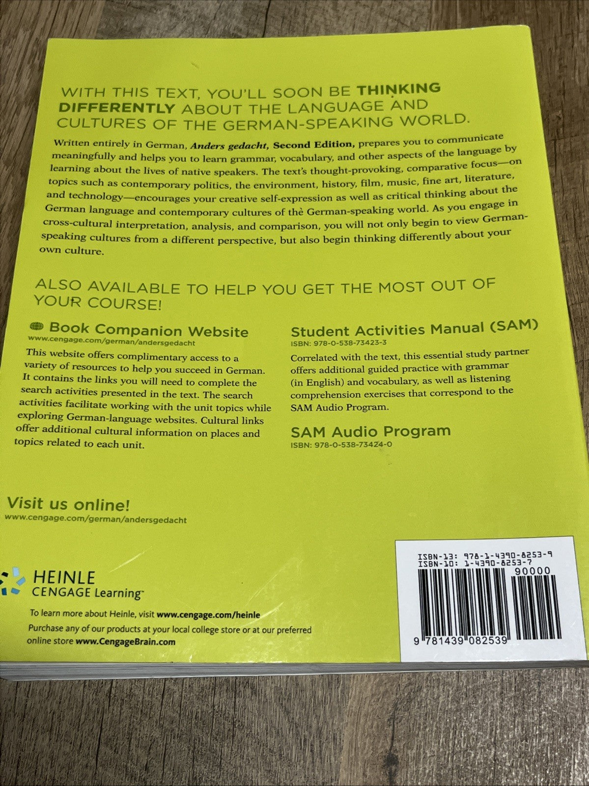 Anders Gedacht Irene Motyl-Mudretzkyj 2nd Edition Text & Context In The German..