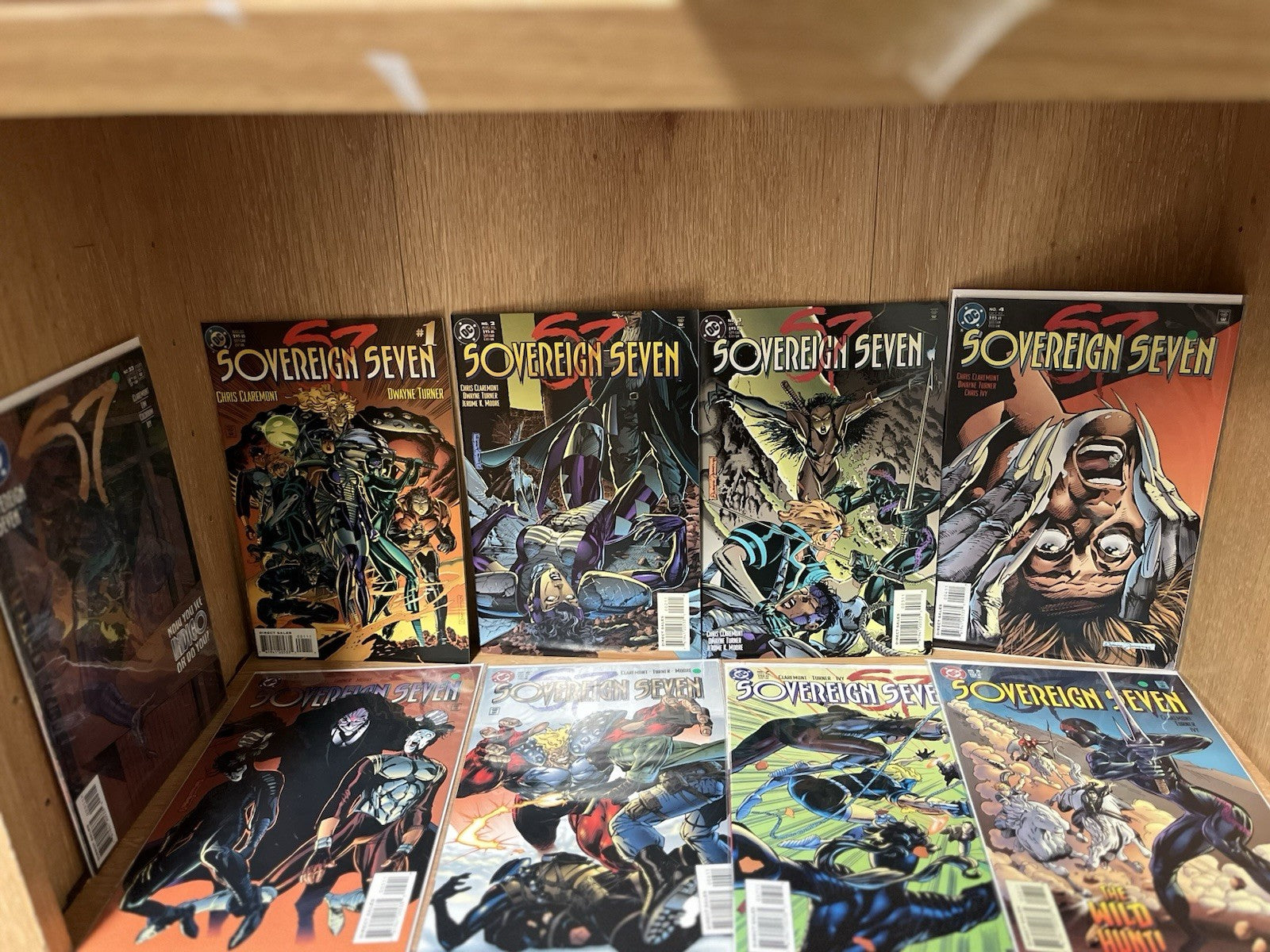 Sovereign Seven #1 #2 #3 #4 #5 #6 #7#8 #23 Lot of 9 Chris Claremont, DC 1995