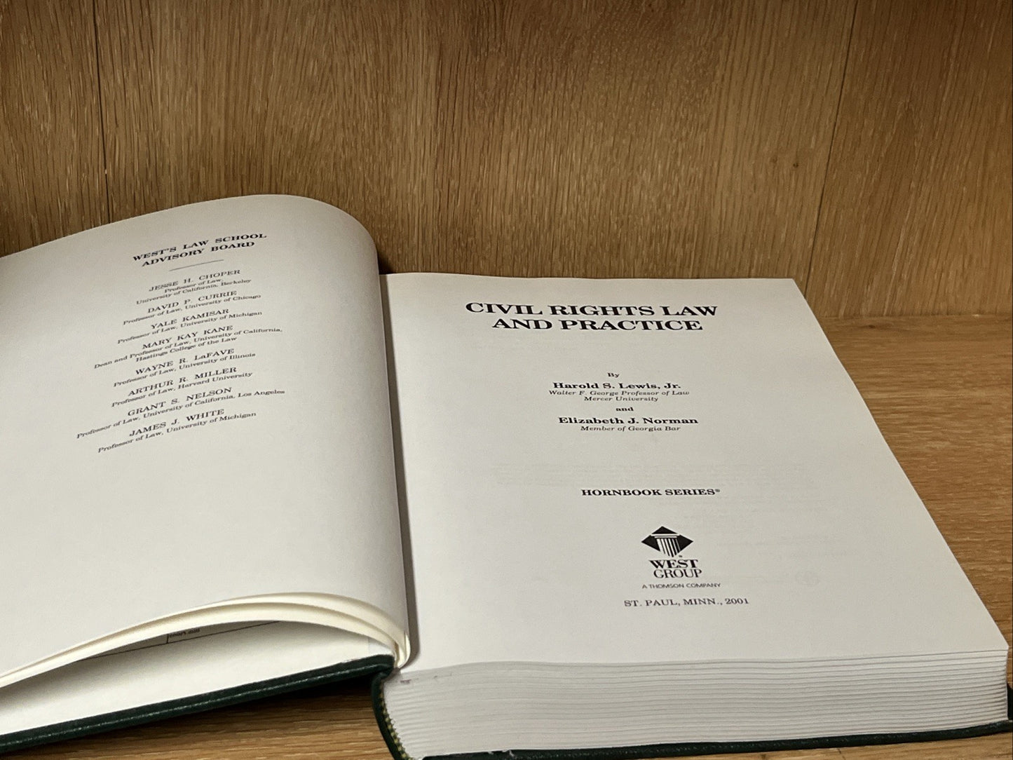 CIVIL RIGHTS LAW AND PRACTICE : HORNBOOK By Harold S. Lewis & Elizabeth