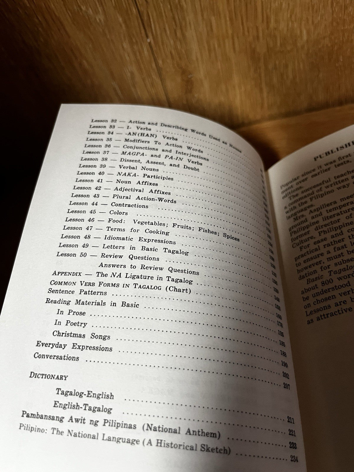 Basic Tagalog for Foreigners and Non-Tagalogs P Aspillera 1988 HC