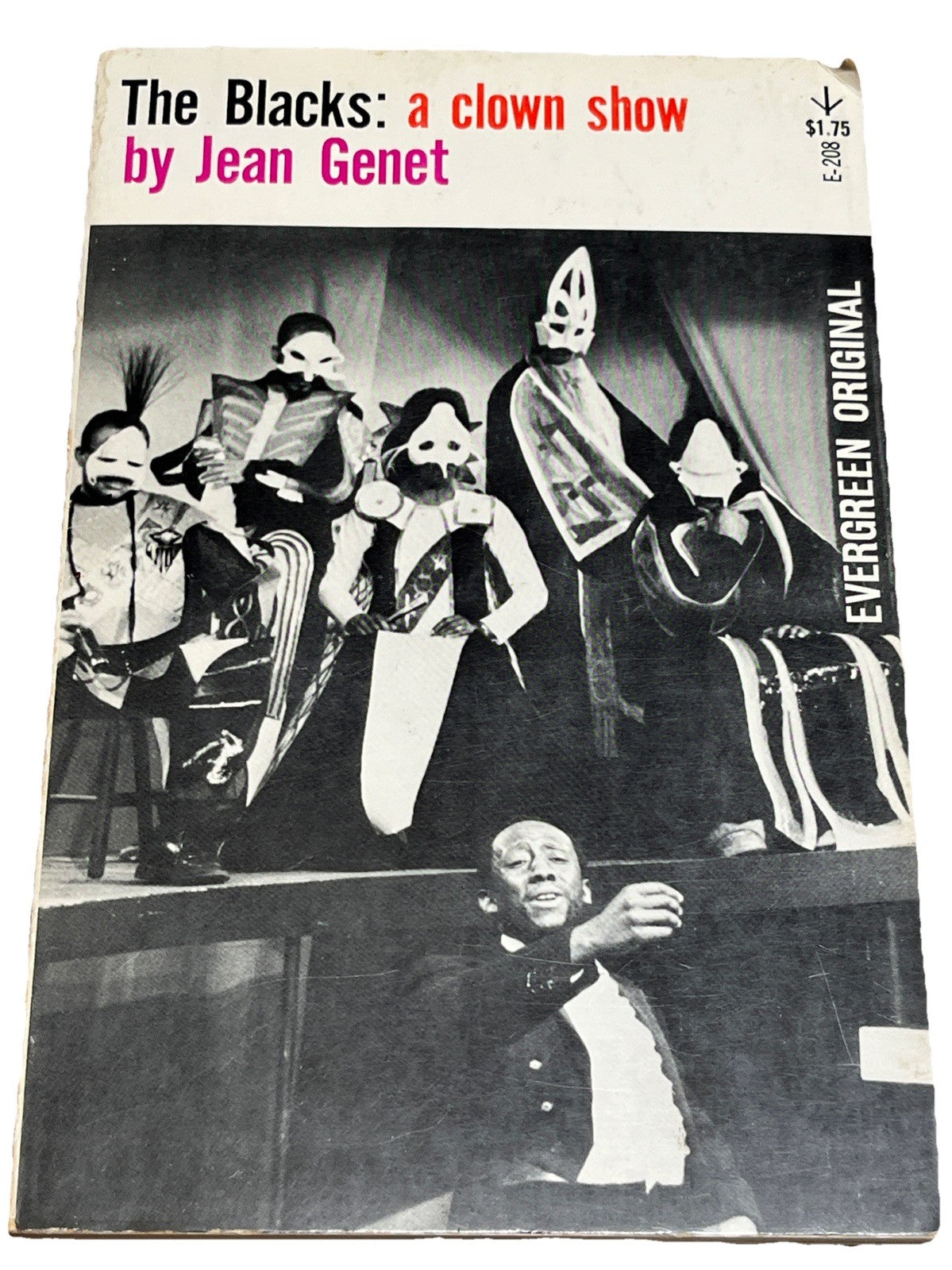 The Blacks: A Clown Show By Jean Genet 1st Grove Press, 5th Printing 1960