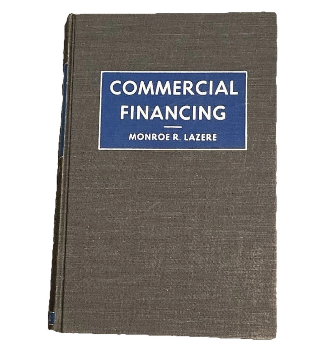 Commercial Financing  Monreo R Lazere(1968)