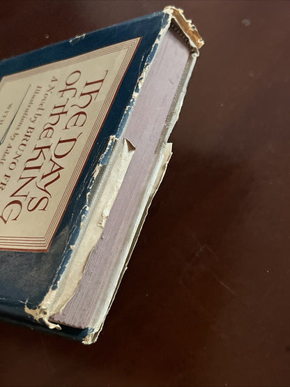 THE DAYS OF THE KING Hardcover by BRUNO FRANK 1942