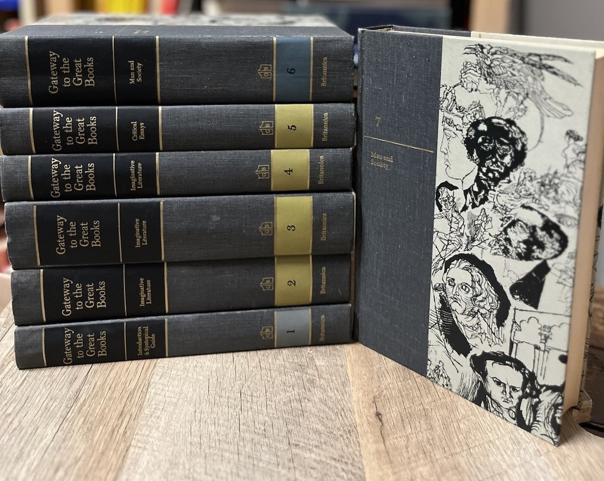 Gateway To The Great Books 7 Volume Encyclopedia Britannica 1963