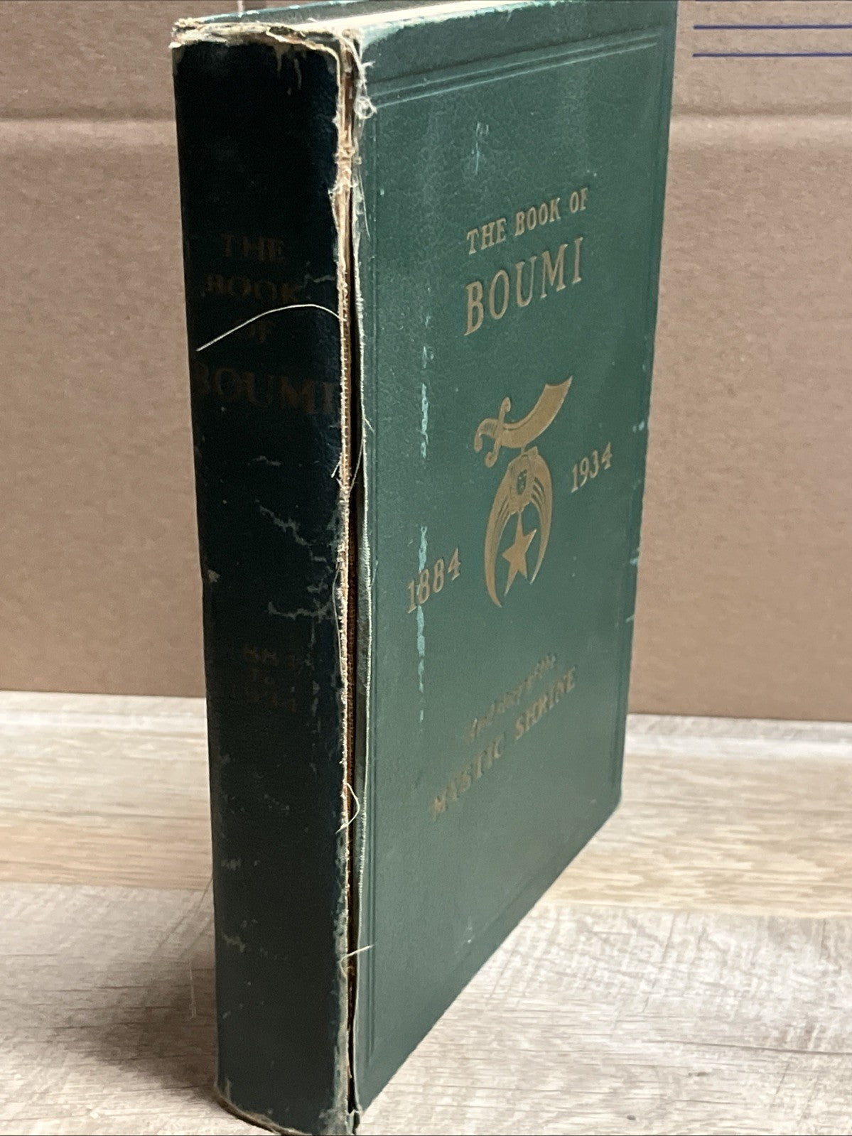 The Book Of BOUMI 1884-1934 And Story Of The Mystic Shrine, Ist Edition Tompkins