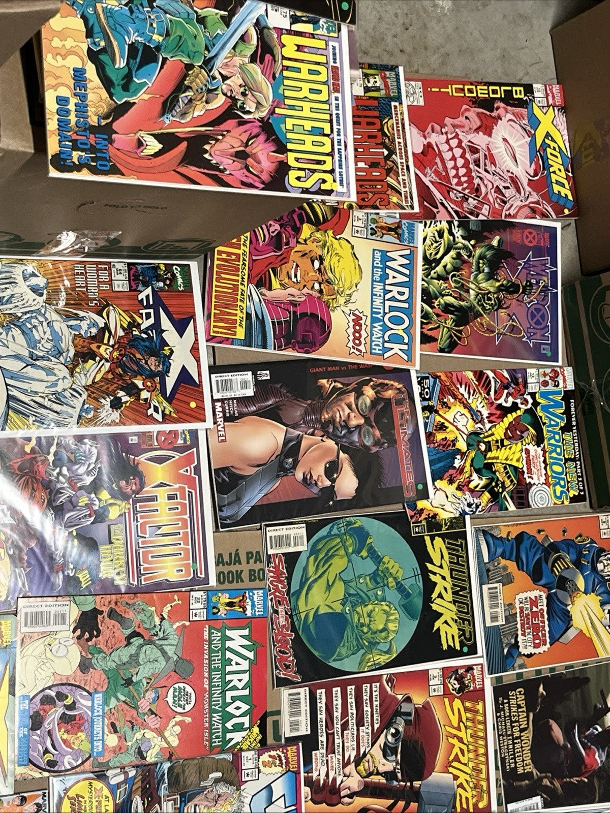 Comic Book Mystery Lot 100/Mixed Marvel,DC, Punisher VF+/NM No Duplicates Bulk