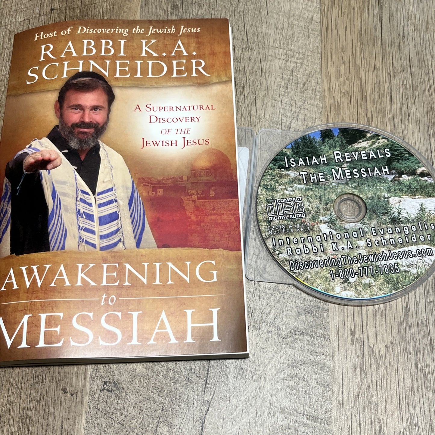 Rabbi K.A Schneider AWAKENING to MESSIAH & Isaiah Reveals The Messiah Audio Cd