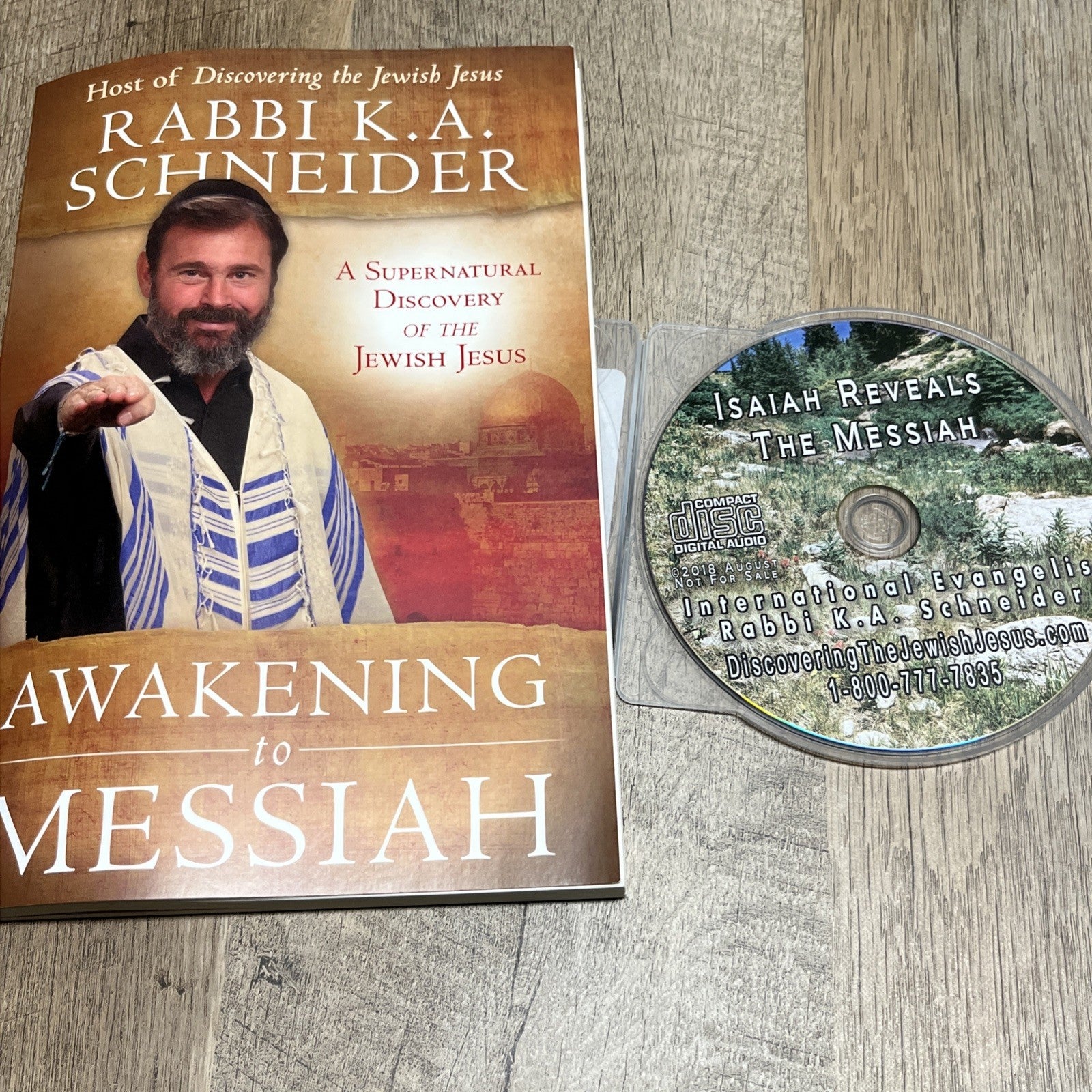 Rabbi K.A Schneider AWAKENING to MESSIAH & Isaiah Reveals The Messiah Audio Cd