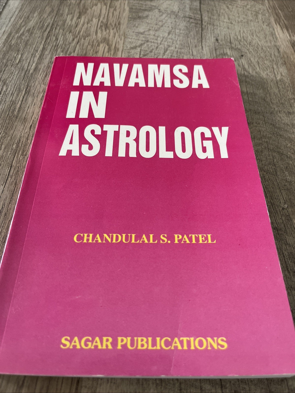 Navamsa In Astrology 1st Edition By Chandulal S Patel Astrology Books 1997