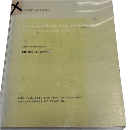A Technical Report: The Condition Of The Professoriate Attitudes And Trends