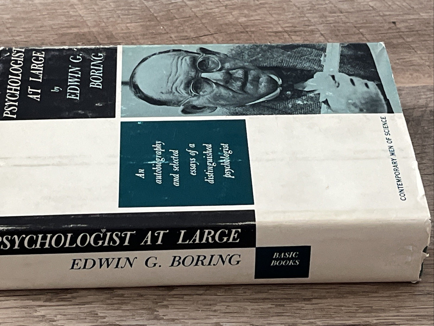 Edwin G Boring Psychologist at Large an autobiography and selected 1st Ed 1961