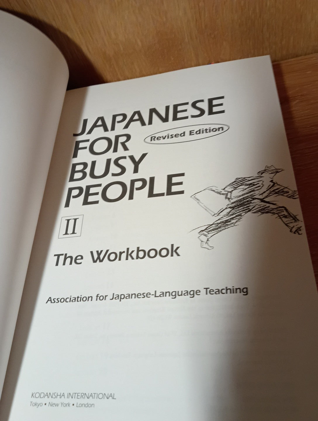 JAPANESE FOR BUSY PEOPLE Volume II & II Workbook (KANA VERSION) Lot of 2