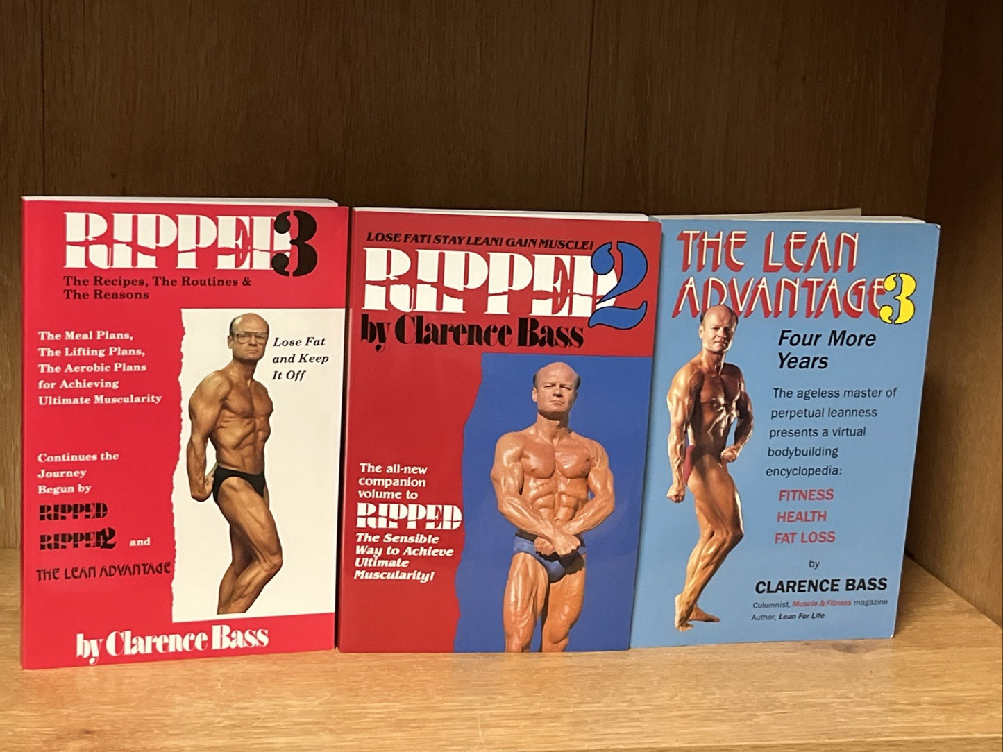 Clarence Bass Book Lot 3 RIPPED 2 &3: The Lean Advantage 3