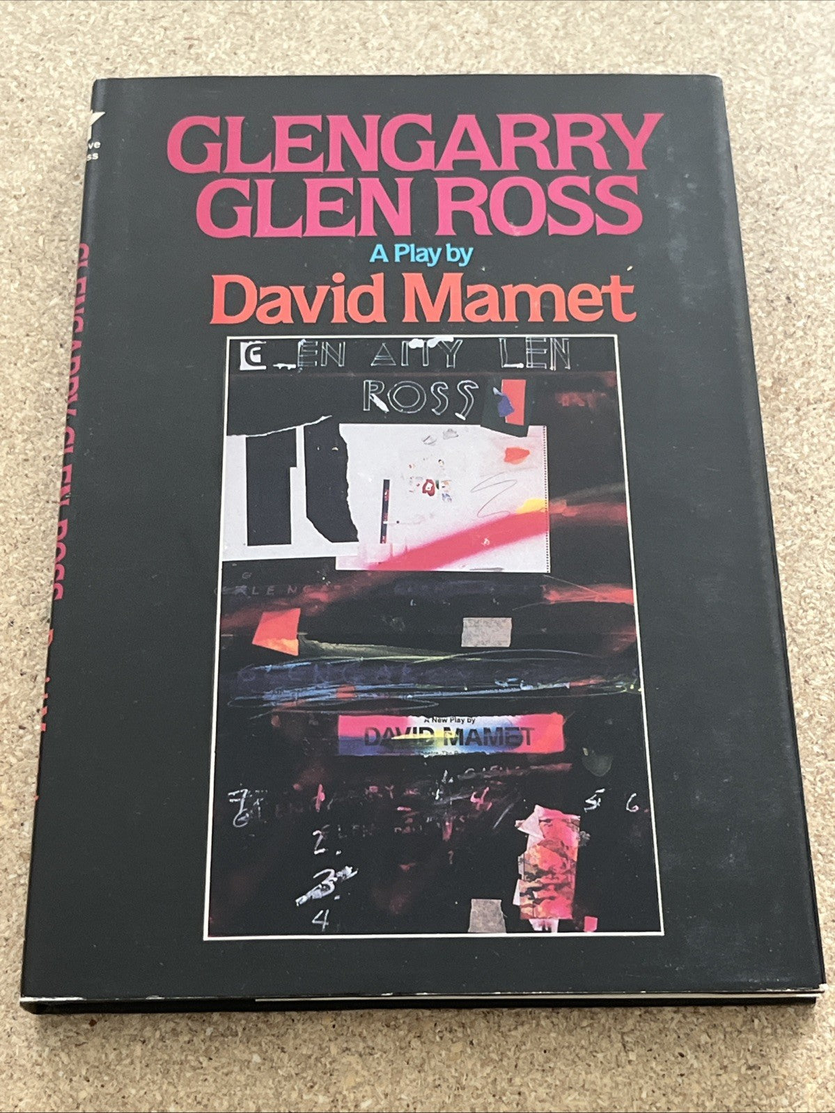 Glengarry Glen Ross A Play by David Mamet (1983, Hardcover)