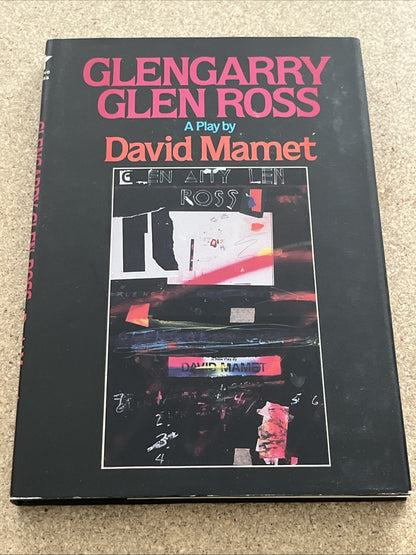Glengarry Glen Ross A Play by David Mamet (1983, Hardcover)