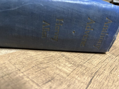 Anthony Adverse 1st Edition 1933 by Hervey Allen Farrar and Riehard inc.