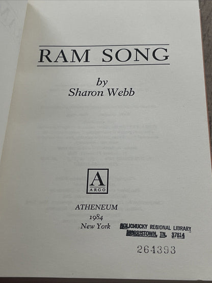 RAM SONG 1st Edition Sharon Webb 1984