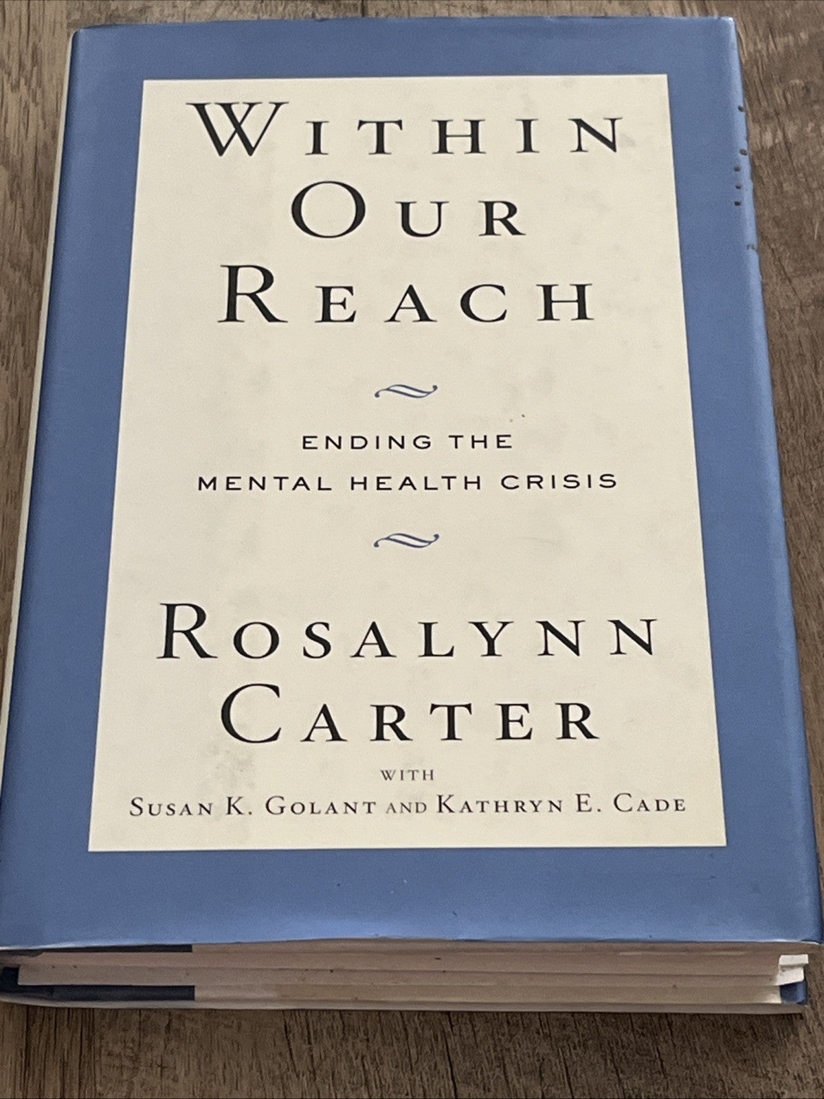 Within Our Reach: Ending the Mental Health Crisis by Cade, Kathryn E Hardback