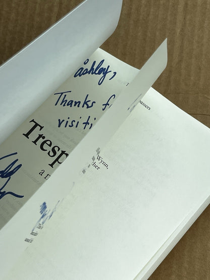TRESPASSERS 1st Edition Todd Wynn & Tim Wynn  SIGNED COPY A Novel 2014