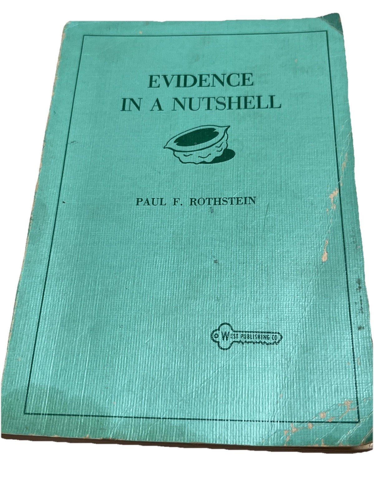 VTG EVIDENCE IN A NUTSHELL PAPERBACK BOOK PAUL ROTHSTEIN 1970 WEST PUBLISHING