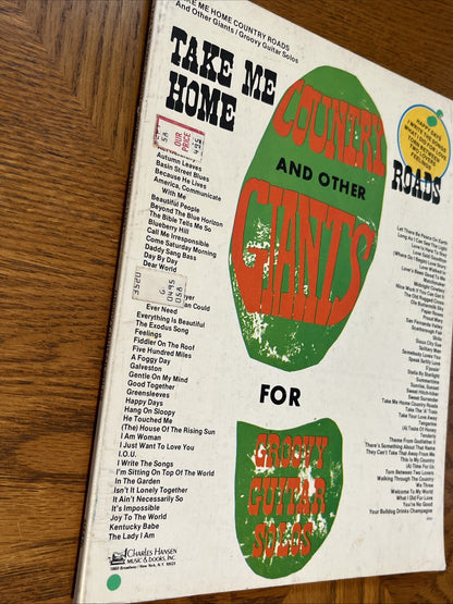 Country Giants Groovy Guitar Solos Music Book Take Me Home Country Roads Vintage
