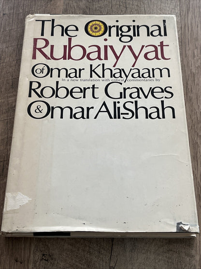 The Original Rubaiyyat of Omar Khayaam 1st Edition Hardback / Robert Graves 1967
