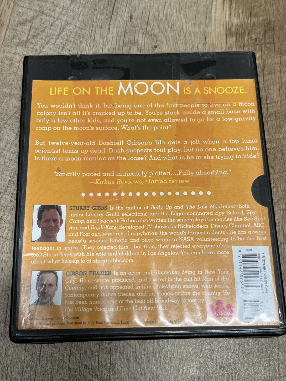Stuart Gibbs Space Case Audio Book 6 CDS READ GIBSON FRAZIER A Moon Base Novel