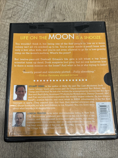 Stuart Gibbs Space Case Audio Book 6 CDS READ GIBSON FRAZIER A Moon Base Novel