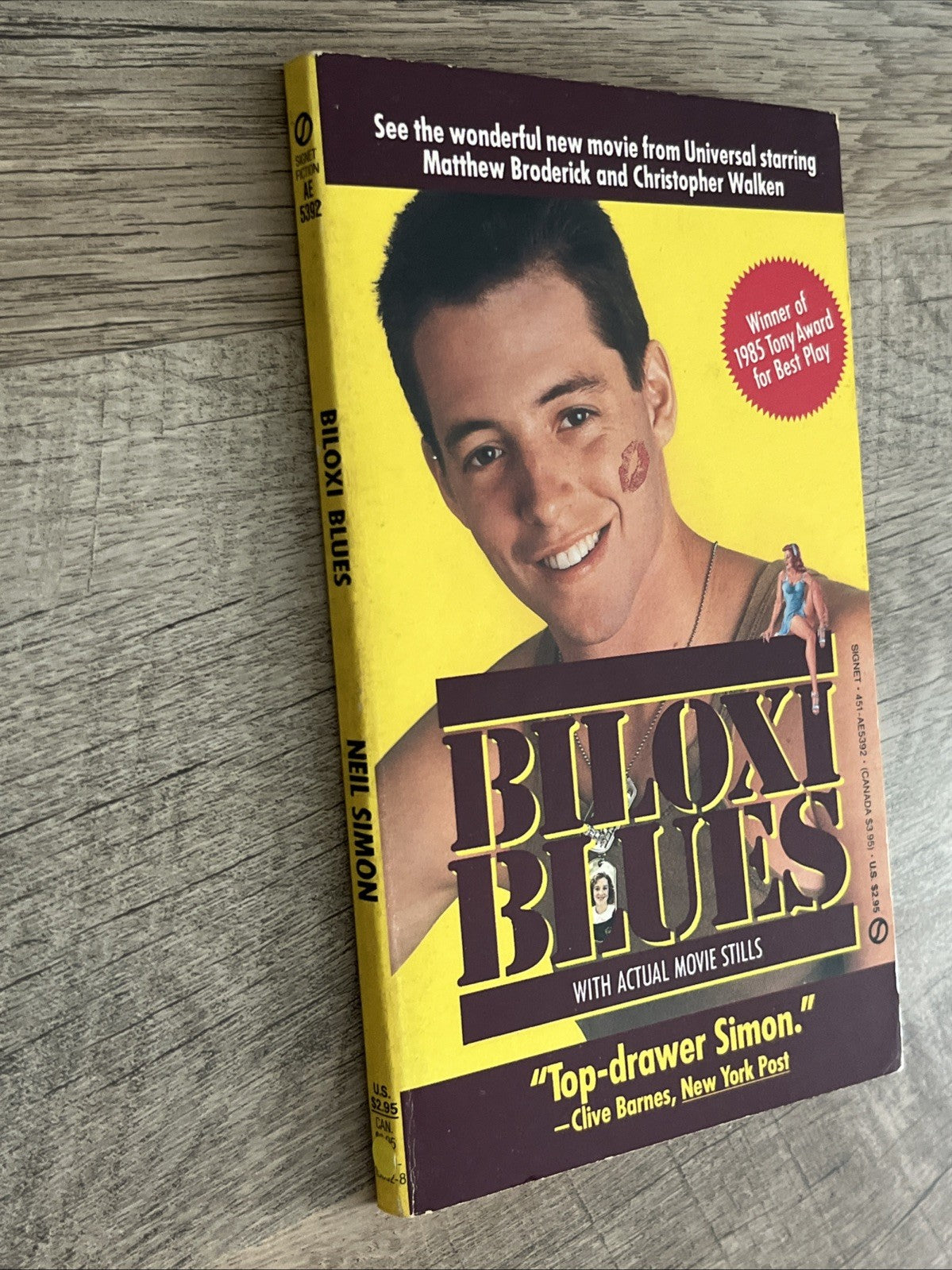 Biloxi Blues With Actual Movie Still Tie-In Ed Top Drawer Simon, Neil  Signe